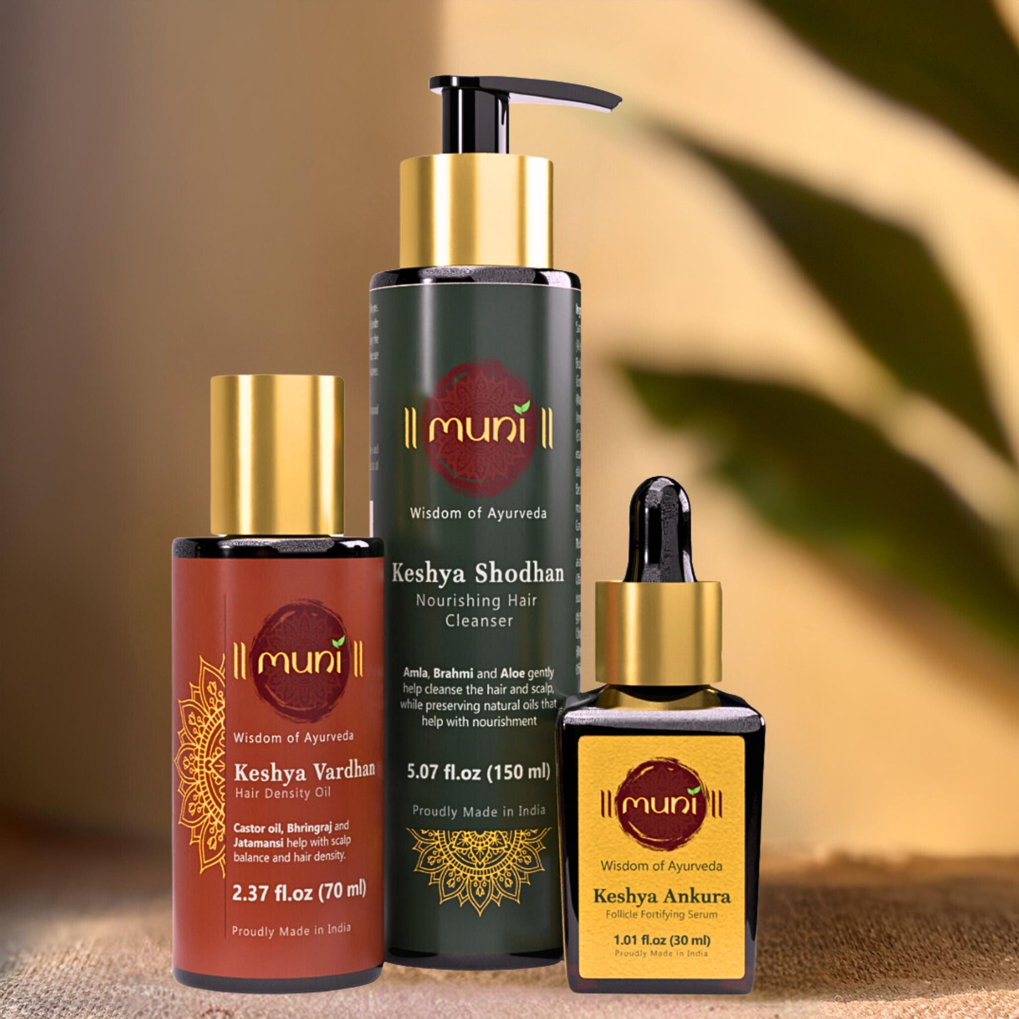 Muniveda hair growth regime