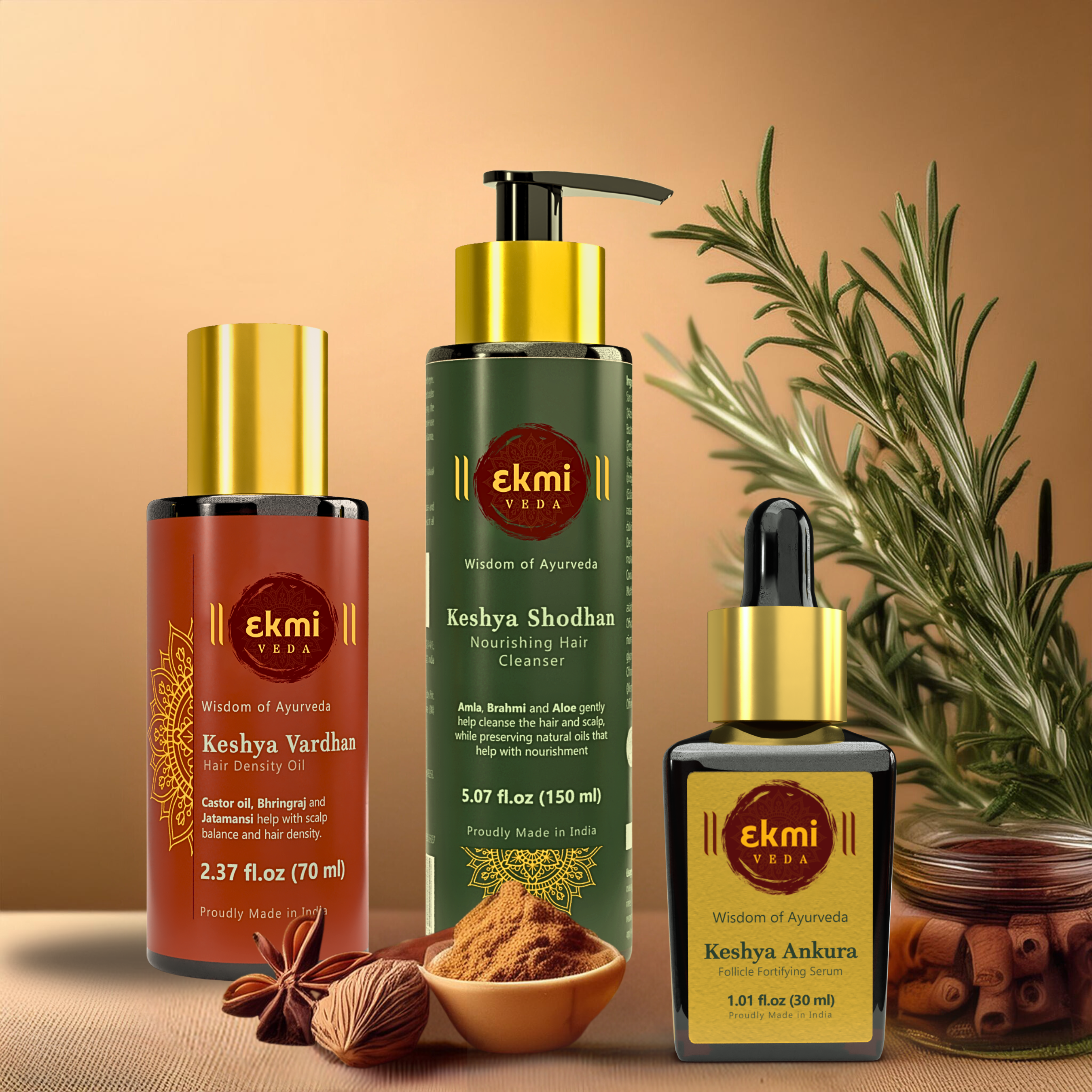 Ekmiveda Custom Hair Growth Regime