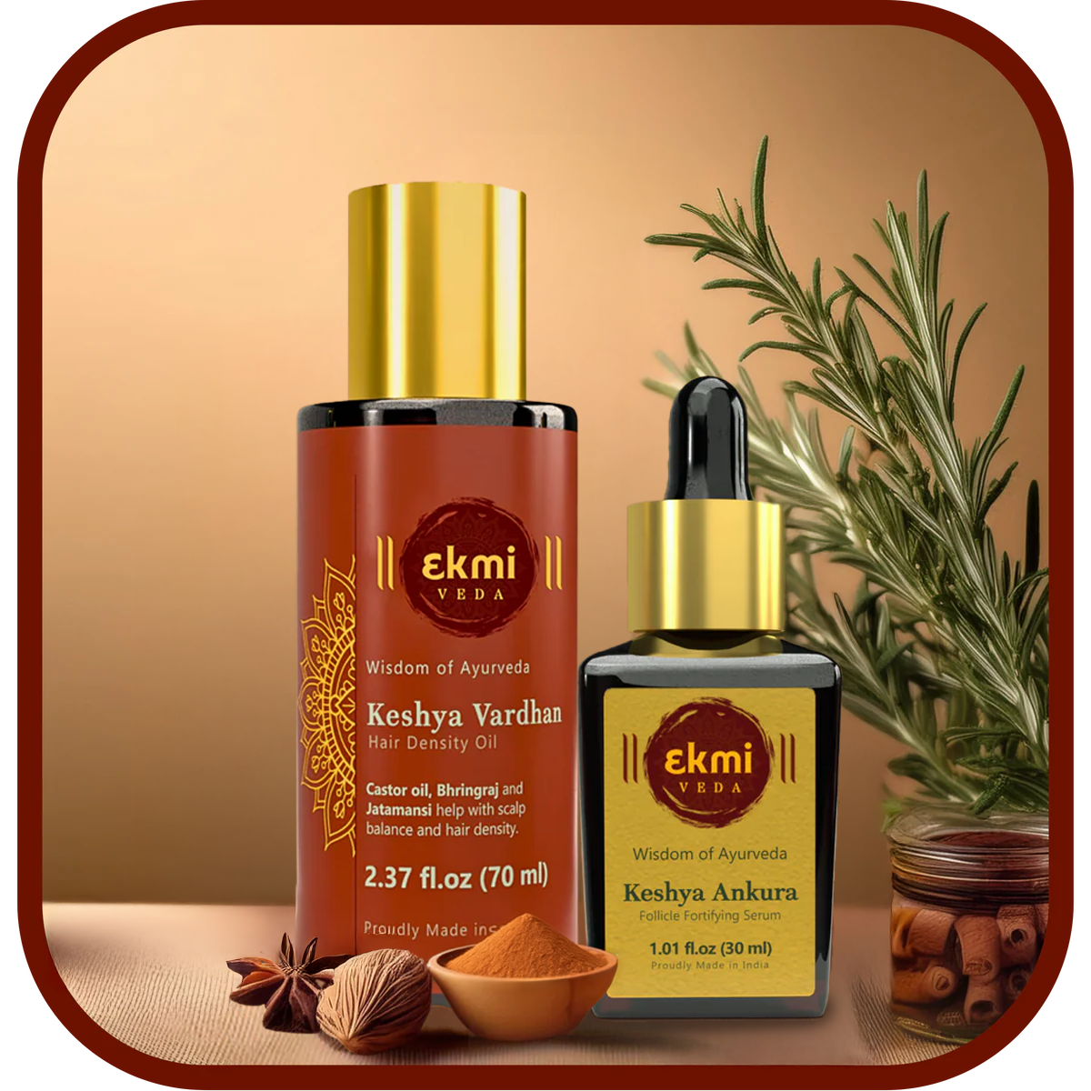 Ekmiveda Custom Hair Growth Duo